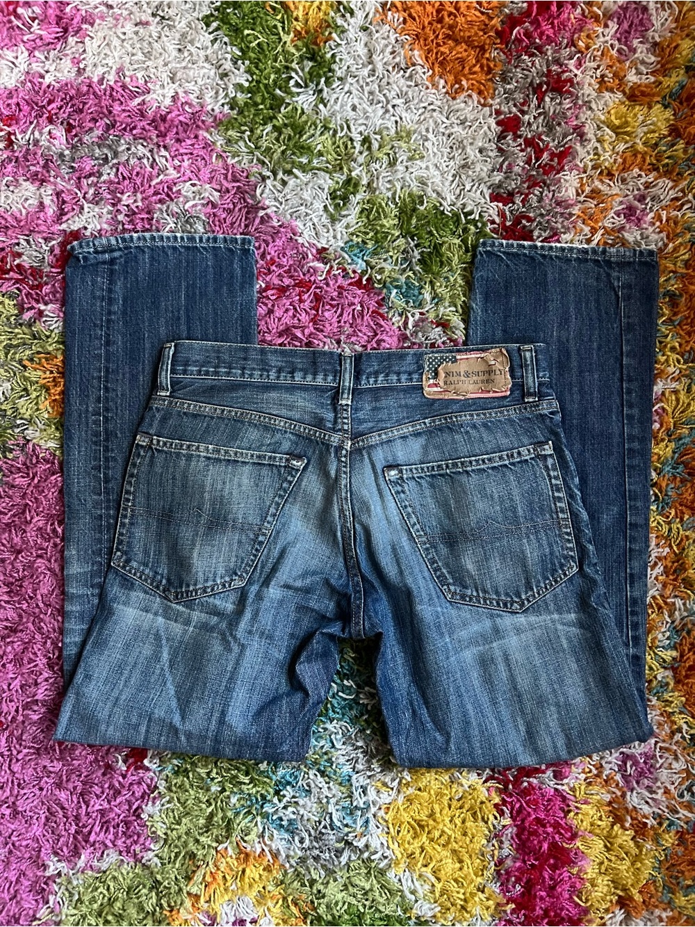 Denim & Supply Ralph Lauren Men's Medium Blue Relaxed Jeans